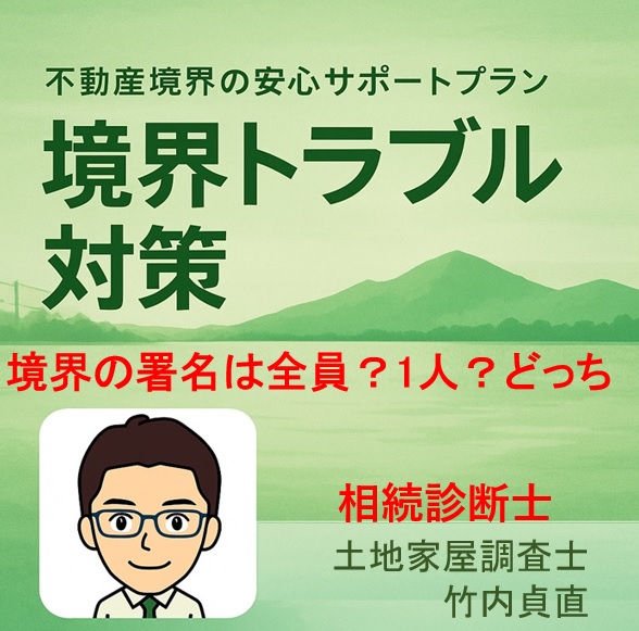 【滋賀県大津市版】境界トラブルの落とし穴:筆界確認書は全員の署名が必要?それとも1人でOK?